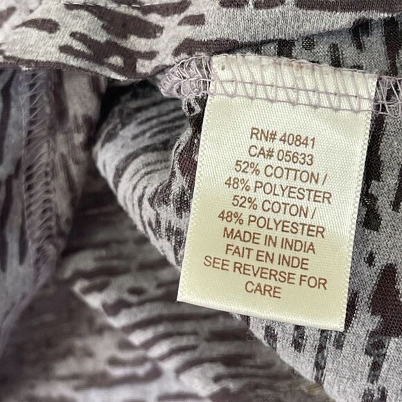 Aventura XXL 2XL Top Burnout Fabric Long Sleeve Pullover Flower Womens - Picture 5 of 15